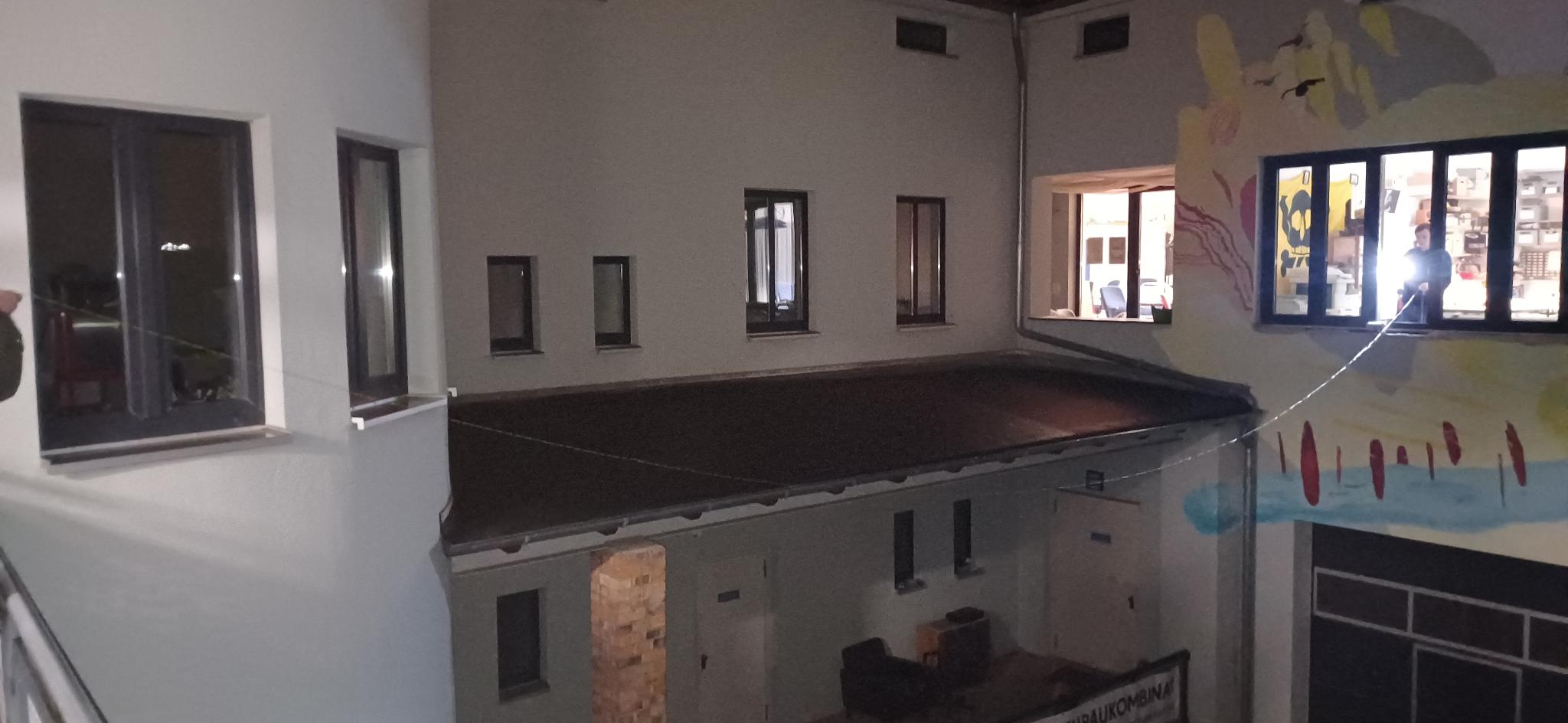 Pulling the a/b wire over the yard